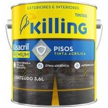 Tintas Killing Kisacril Piso Várias Cores 3.6L (Venda somente nas lojas físicas)