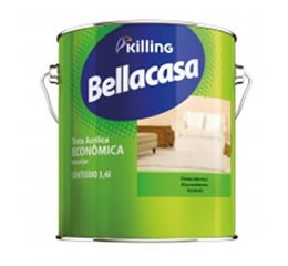 Tinta Acrílica Fosca Killing Bellacasa Cores (venda somente em loja física)